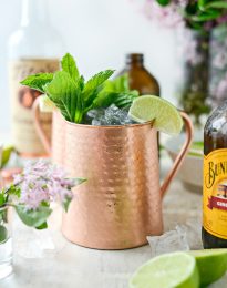 copper mug of a Classic Moscow Mule