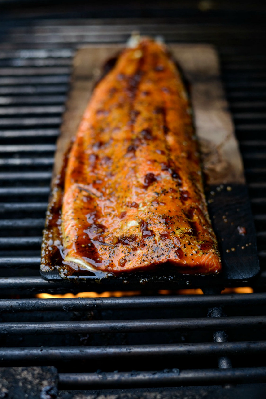 Grilled Whiskey Glazed Cedar Plank Salmon Simply Scratch