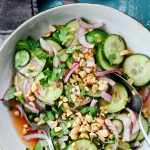 Thai Cucumber Salad Recipe l SimplyScratch.com #cucumber #thai #salad #spicy #easy