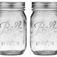 Słoik kulisty, zestaw 2 389579 Pint Regular Mouth Mason, Pack Of 2, Clear