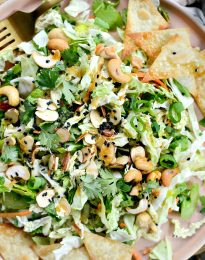 Asian Cabbage Chopped Salad l SimplyScratch.com #chopped #salad #cabbage #asian #cashew #taylorfarms #copycat #recipe