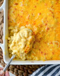 Easy Baked Mac and Cheese l SimplyScratch.com #macaroni #cheese #baked #homemade #fromscratch #easy #recipe #bestmacandcheese