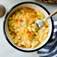 Easy Baked Mac and Cheese l SimplyScratch.com #macaroni #cheese #baked #homemade #fromscratch #easy #recipe #bestmacandcheese