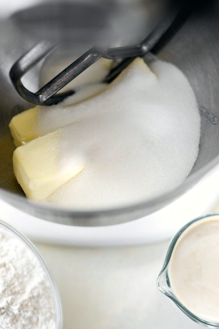 butter and sugar