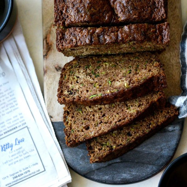 Homemade Olive Oil Zucchini Bread Simply Scratch