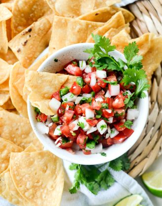 Quick Pico de Gallo l SimplyScratch.com #picodegallo #pico #tomatoes #fresh #salsa #fresca #mexican #appetizer