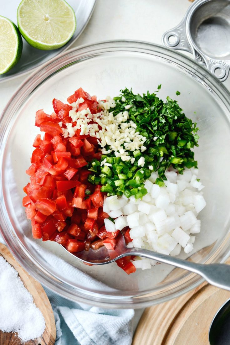 Quick Pico de Gallo Simply Scratch