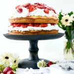 Strawberry Shortcake Cake l SimplyScratch.com #strawberry #shortcake #cake #poundcake #summer #dessert #homemade #fromscratch