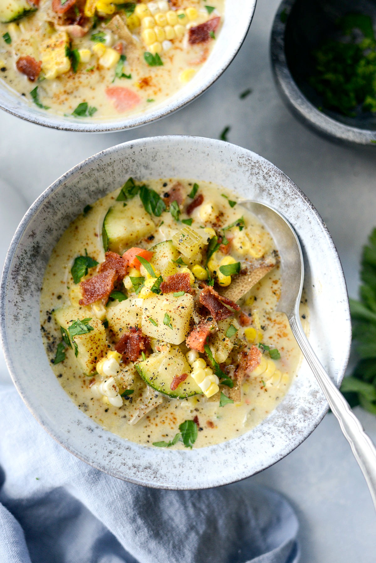 Summer Corn and Zucchini Chowder Simply Scratch