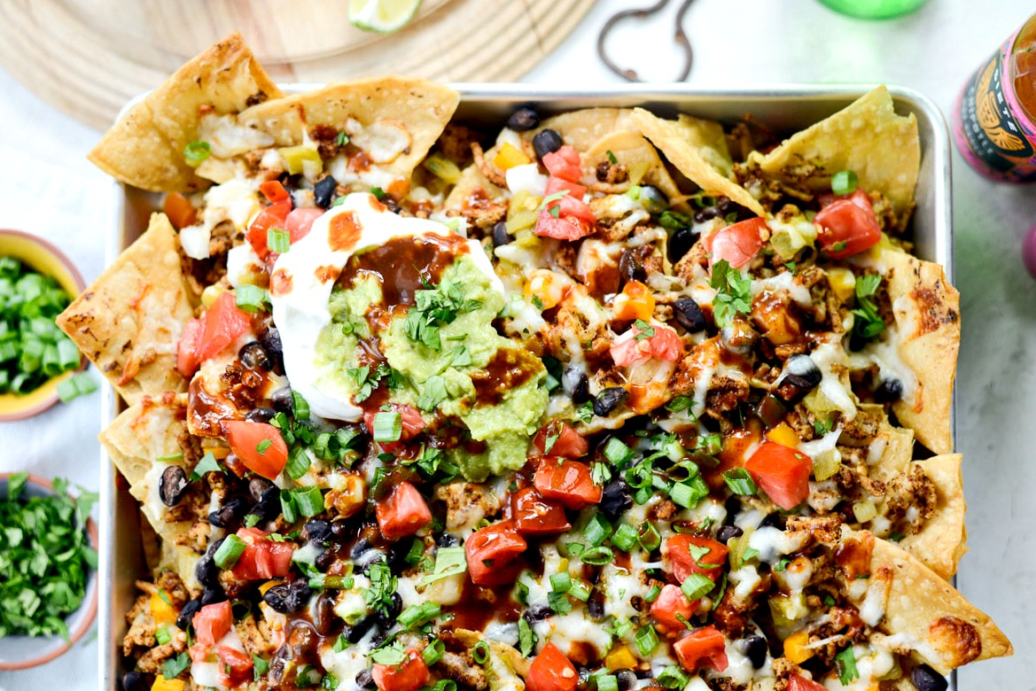 Loaded nachos with beans and chorizo - Chatelaine