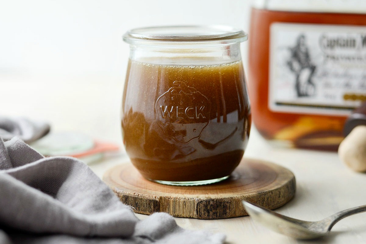 Homemade Butter Rum Sauce Simply Scratch