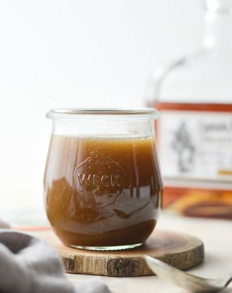 Homemade Butter Rum Sauce l SimplyScratch.com #dessert #topping #fromscratch #homemade #butter #rum #sauce #simplyscratch