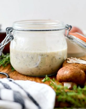 Homemade Condensed Cream of Mushroom Soup l SimplyScratch.com #fromscratch #homemade #condensed #soup #easy #mushroom #DIY #canofsoup