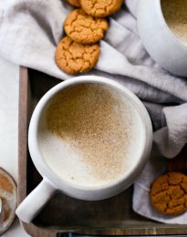 Pumpkin Spice Chai Latte l SimplyScratch.com #pumpkin #pumpkinspice #chai #late #beverage #fall #warm #drink