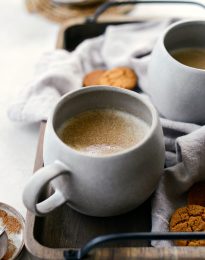 Pumpkin Spice Chai Latte l SimplyScratch.com #pumpkin #pumpkinspice #chai #late #beverage #fall #warm #drink