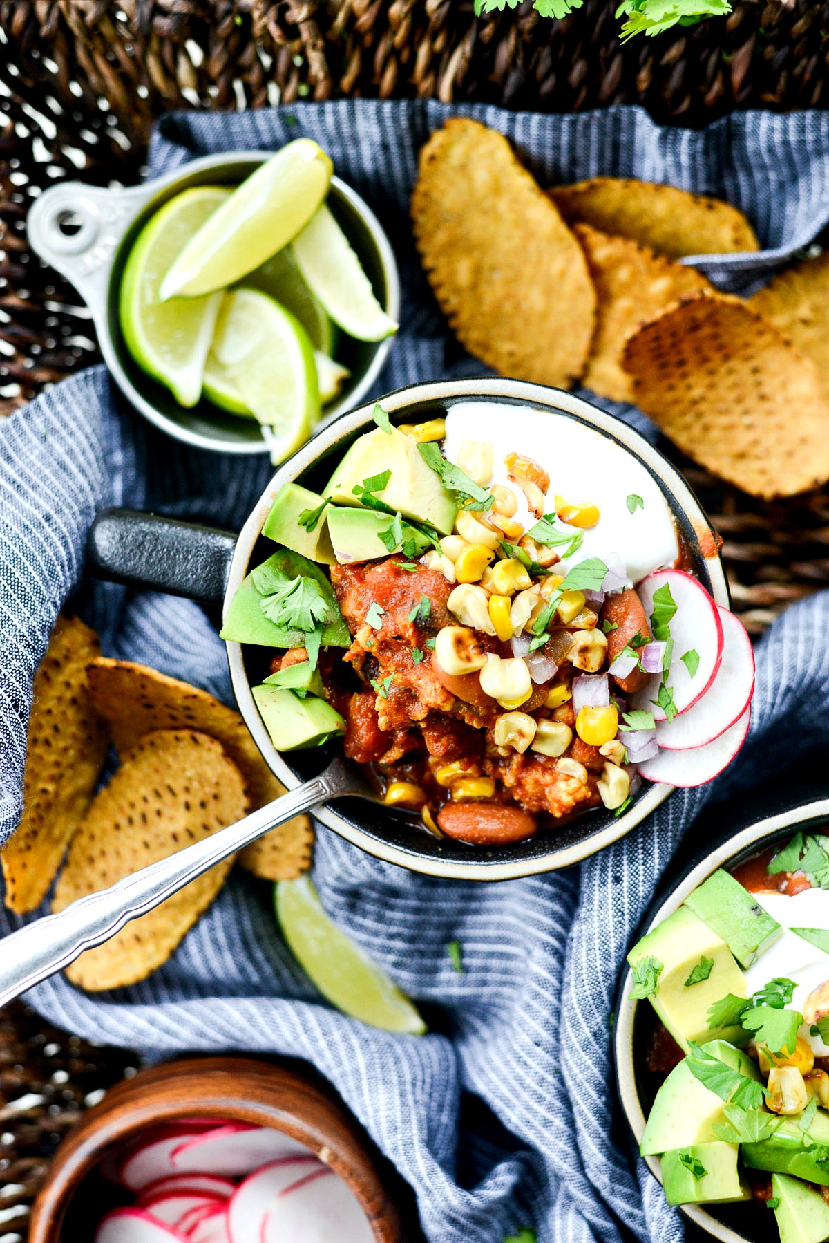 Southwest Three Bean Chicken Chili - Simply Scratch