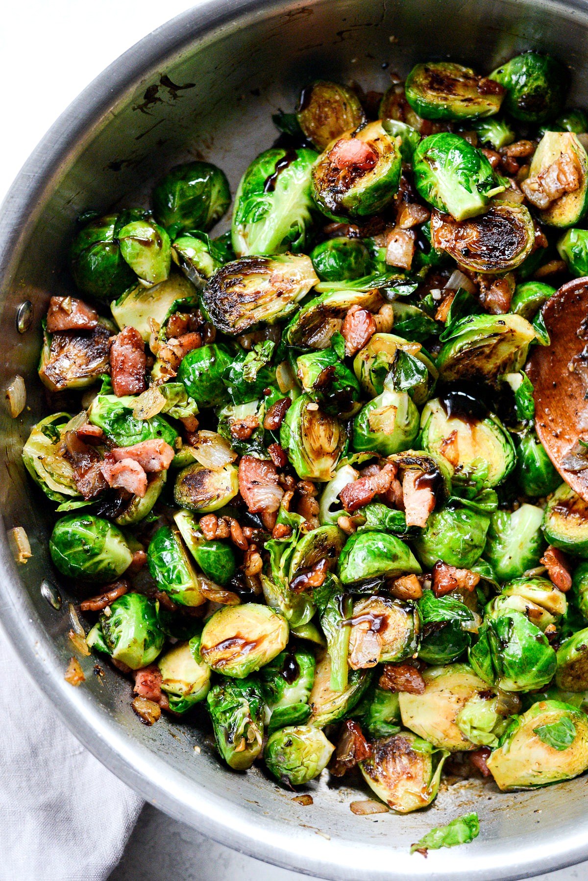 Caramelized Balsamic Glazed Brussels Sprouts Simply Scratch