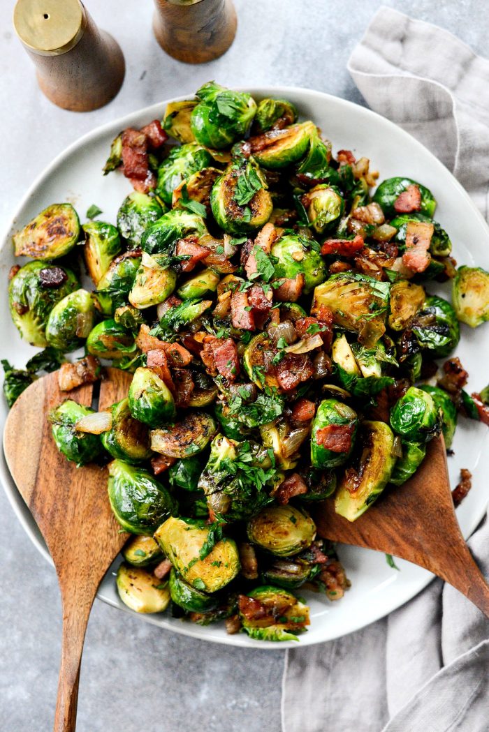 Caramelized Balsamic Glazed Brussels Sprouts