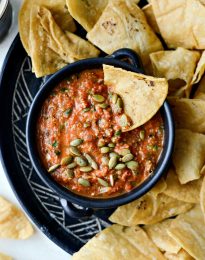 Chipotle Pepita Salsa l SimplyScratch.com #pepita #chipotle #salsa #fall #recipe #easy #appetizer #snack #simplyscratch