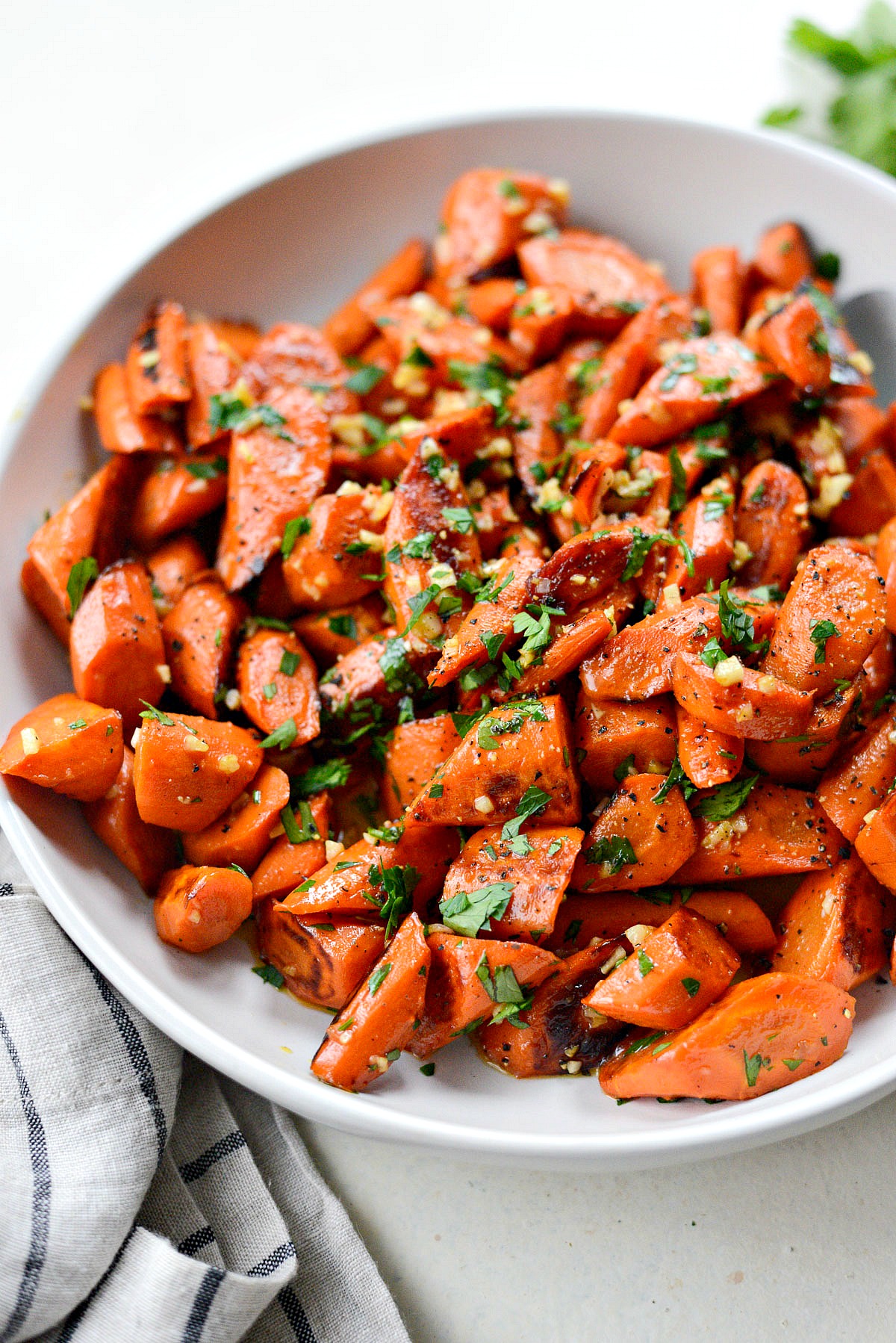 Garlic Butter Roasted Carrots Simply Scratch