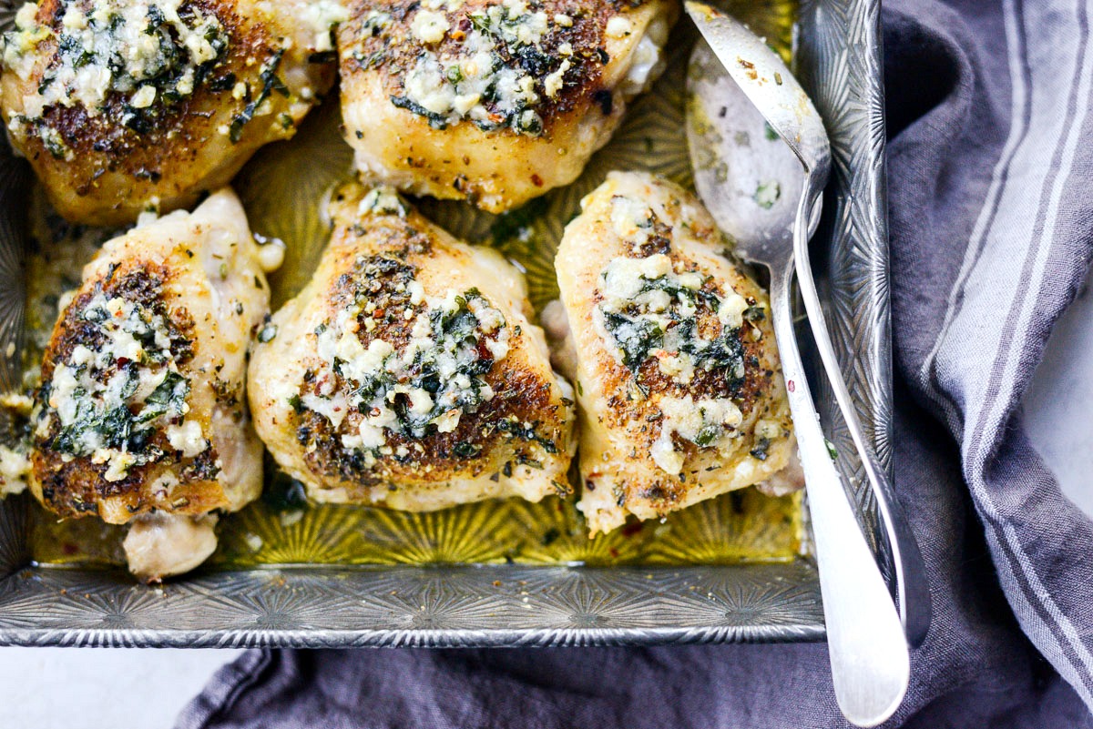 Parmesan Garlic Baked Chicken - Simply Scratch