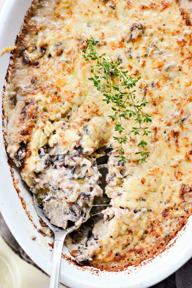 Mushroom Wild Rice Casserole Simply Scratch