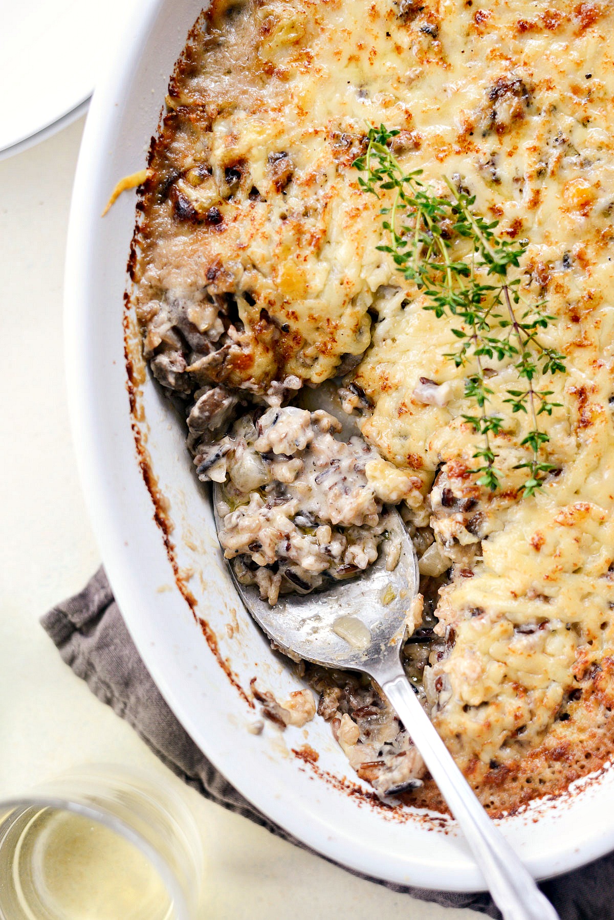 Mushroom Wild Rice Casserole Simply Scratch
