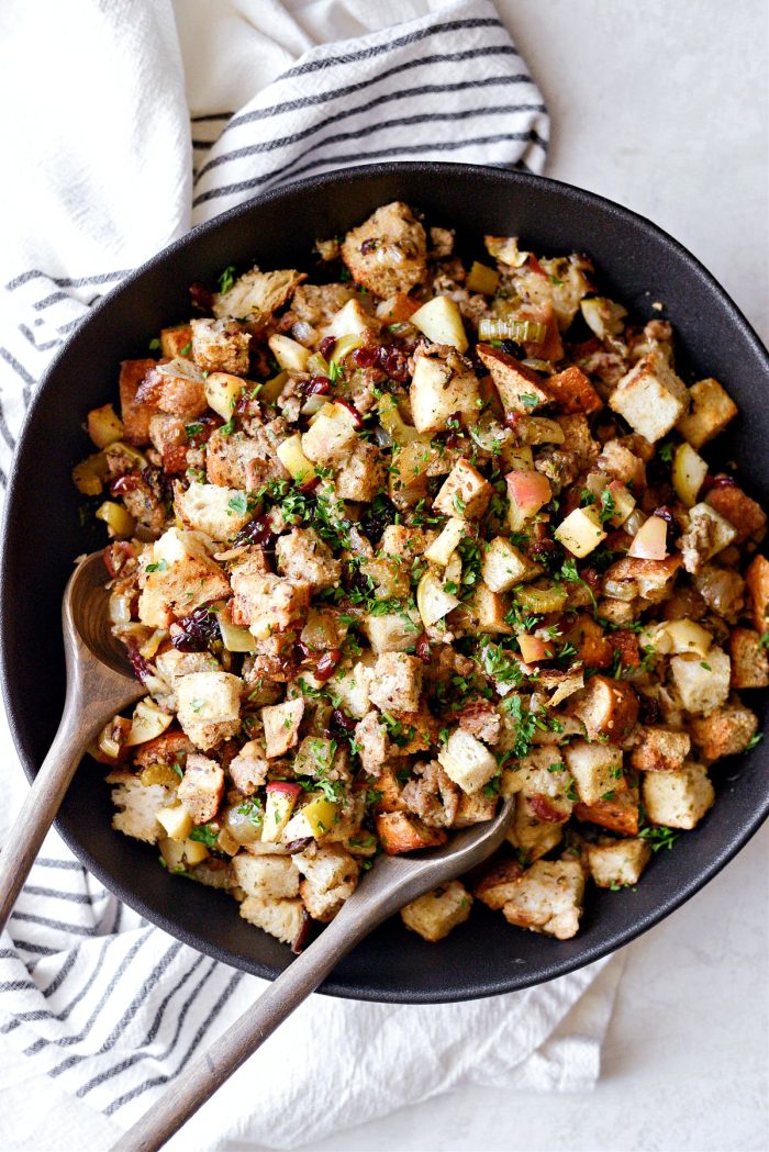 Sausage Apple Cranberry Stuffing