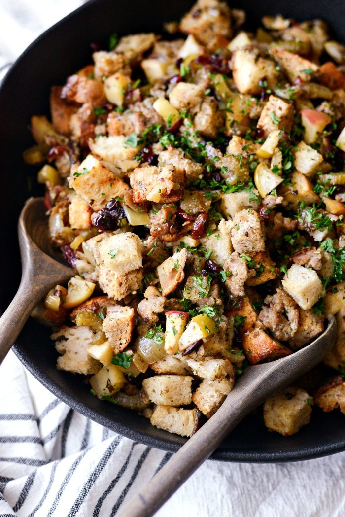 Sausage Apple Cranberry Stuffing 