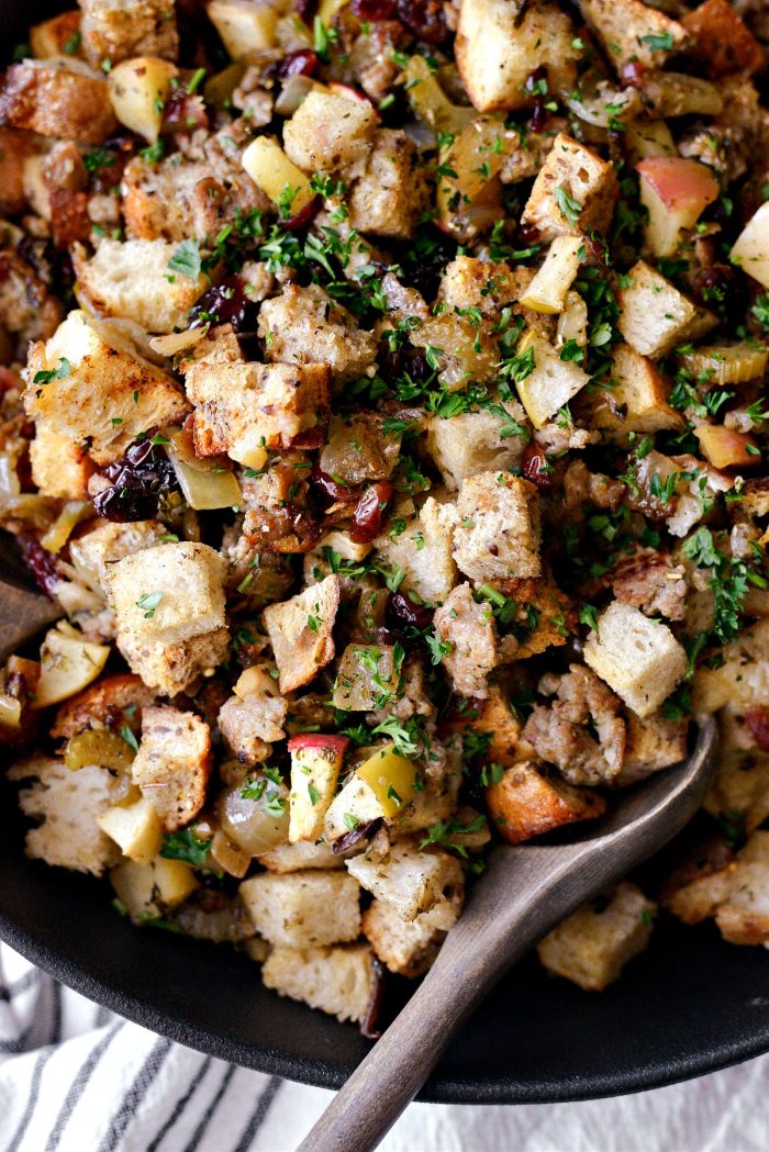 Sausage Apple Cranberry Stuffing