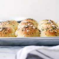 Sea Salt Rosemary Dinner Rolls l SimplyScratch.com #homemade #fromscratch #easy #dinner #rolls #thanksgiving #holiday #christmas #bread