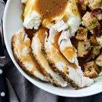 Slow Cooker Turkey Breast l SimplyScratch.com #turkey #slowcooker #thanksgiving #recipe #gravy #turkeybreast #holiday