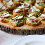 Beef Blue Cheese Crostini Bites l SimplyScratch.com #leftover #beef #tenderloin #recipe #appetizer #holiday #bluecheese #bread #crostini