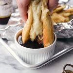Easy French Dip Sandwiches l SimplyScratch.com #beef #frenchdip #sandwich #quick #easy #gameday #partyfood
