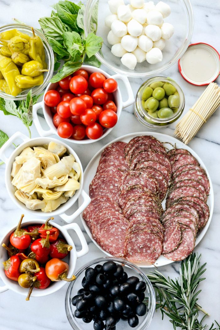 Holiday Antipasto Wreath