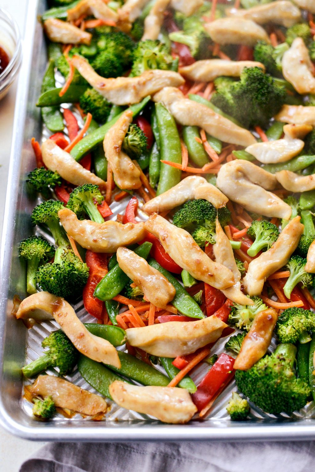 Sheet Pan Teriyaki Chicken and Cauliflower Rice Simply Scratch