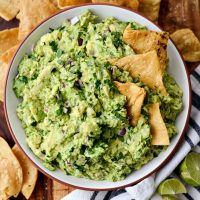 Best Homemade Guacamole Recipe l SimplyScratch.com #homemade #guacamole #avocado #guac #gamedayguacamole #partyguac #chipotleguac