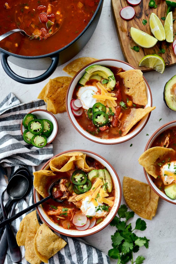 Easy Chicken Tortilla Soup Simply Scratch