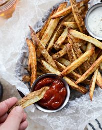 Homemade Air Fryer Frech Fries l SimplyScratch.com #homemade #airfryer #airfryerrecipe #FrenchFries #healthy #light #easy