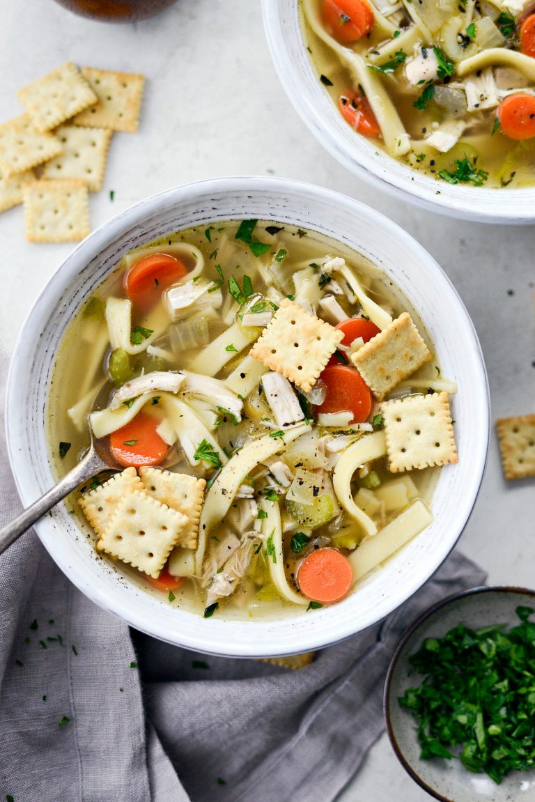 Homemade Chicken Noodle Soup - Simply Scratch