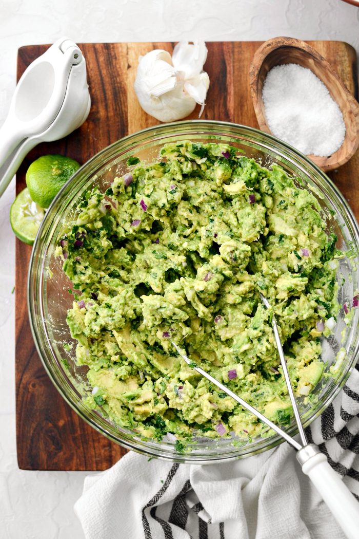 mashed guacamole
