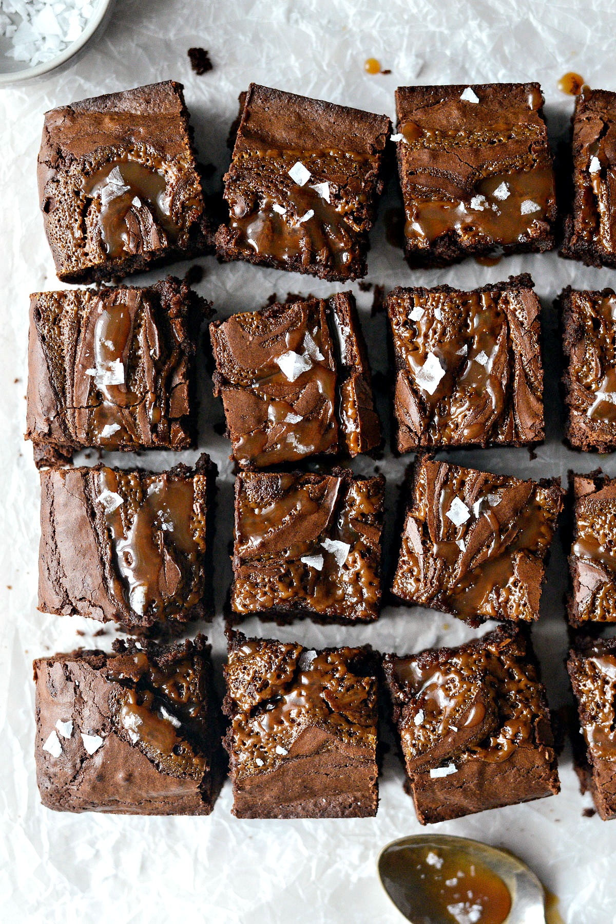Sea Salt Caramel Espresso Brownies Simply Scratch
