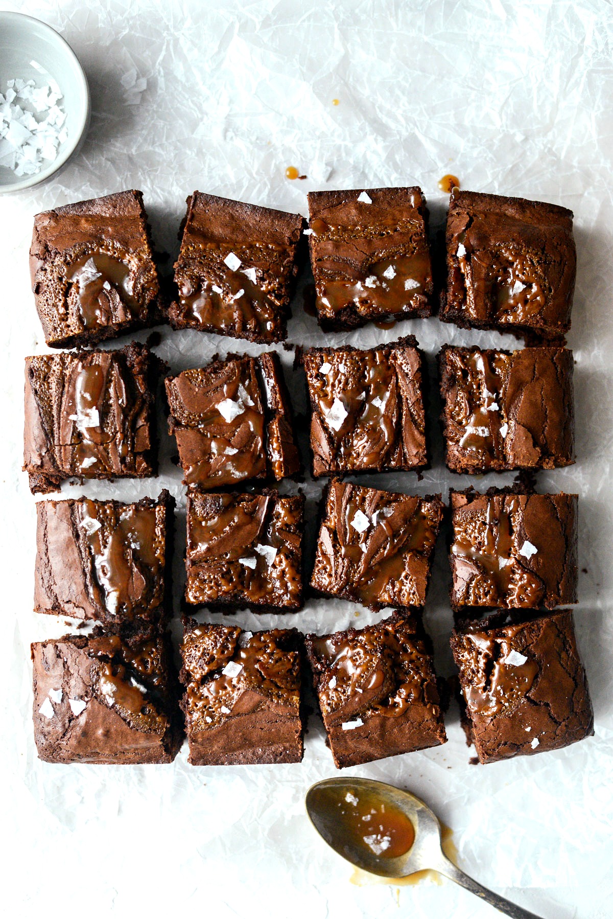 Sea Salt Caramel Espresso Brownies Simply Scratch