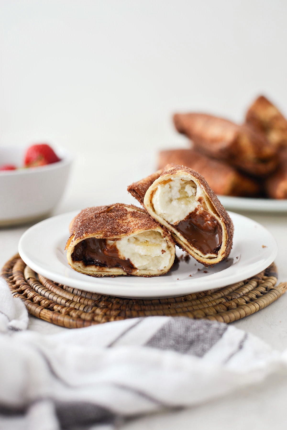 Pineapple Cheesecake Chimichangas, Recipe