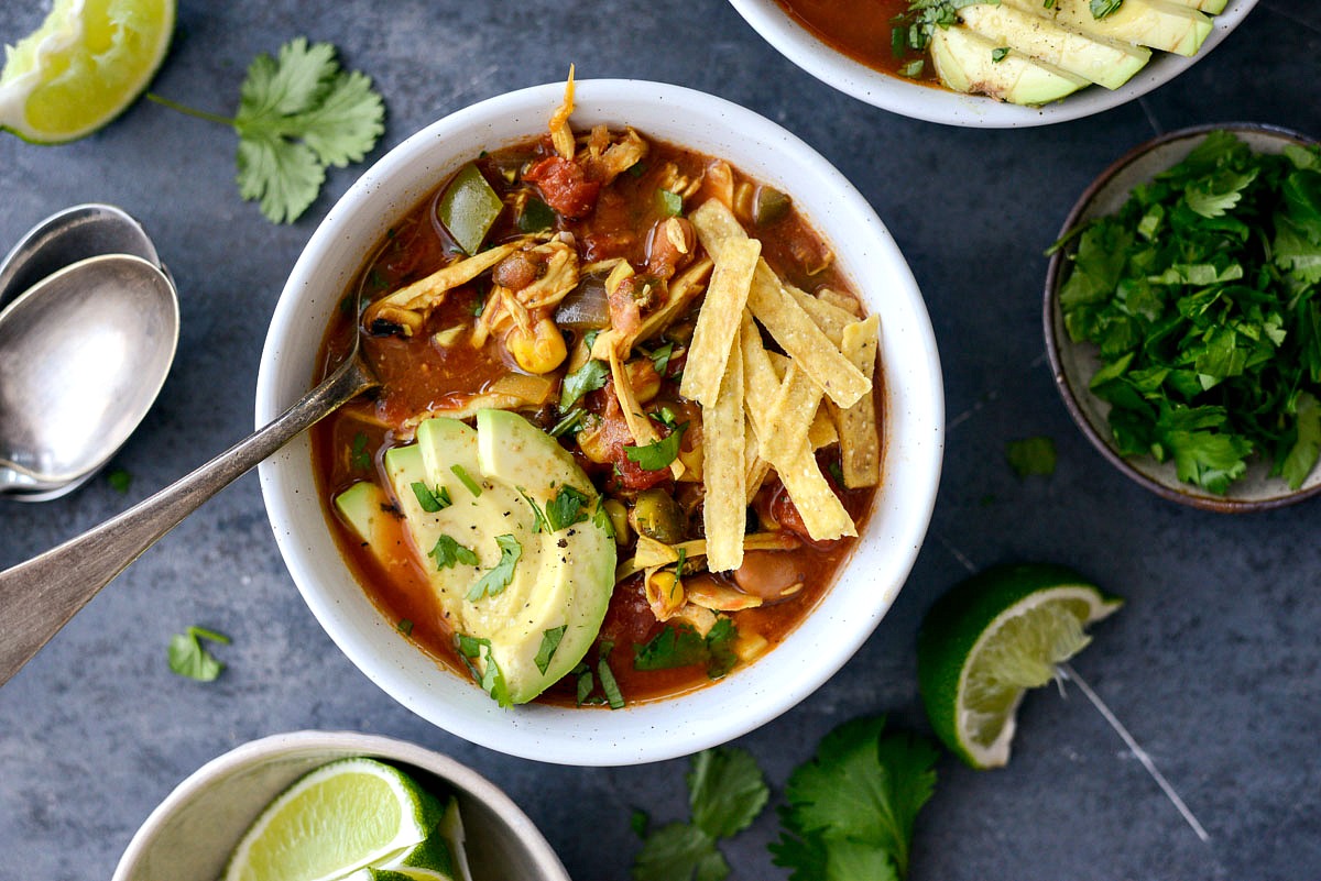 Healthy Southwest Chicken Soup - Simply Scratch