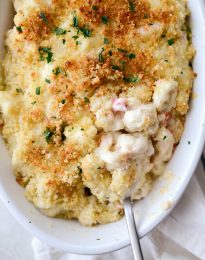 Lobster Mac and Cheese l SimplyScratch.com #valentinesday #valentine #lobster #macandcheese #sidedish