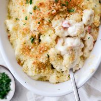 Lobster Mac and Cheese l SimplyScratch.com #valentinesday #valentine #lobster #macandcheese #sidedish