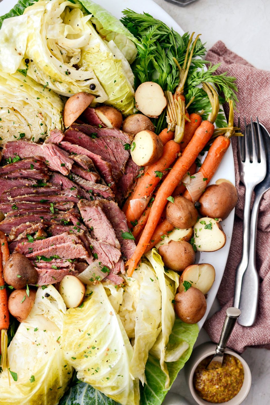 Slow Cooker Corned Beef and Cabbage - Simply Scratch