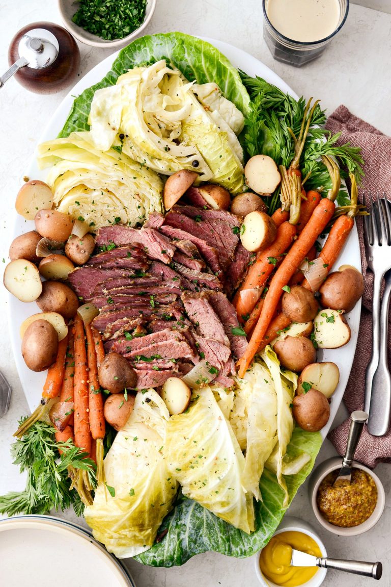 Slow Cooker Corned Beef and Cabbage - Simply Scratch