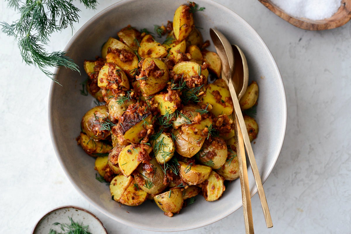 Sundried Tomato Roasted Breakfast Potatoes Simply Scratch